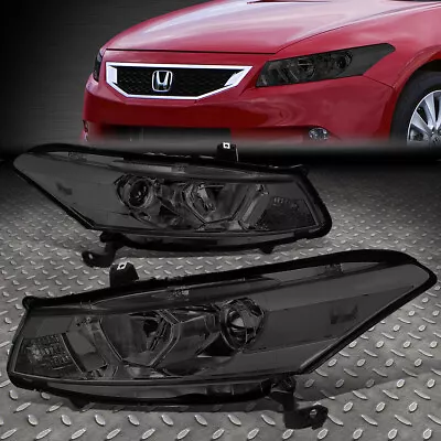 For 08-12 Honda Accord Coupe Smoked/clear Corner Projector Headlight Head Lamps • $144.88