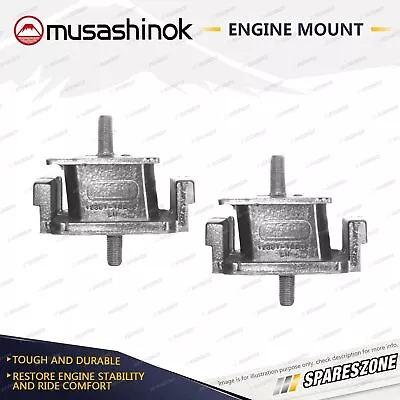 2x Musashinok Front LH RH Engine Mount For Toyota T18 TE72 3TC 1.8 4Cyl 79-83 • $80.95