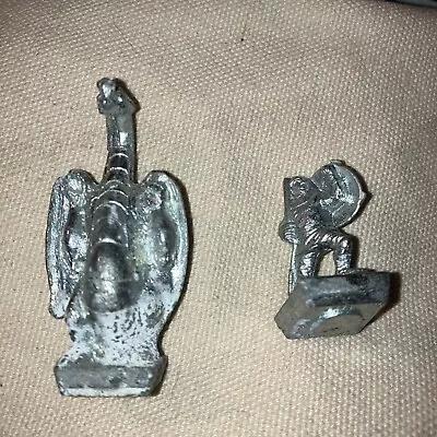 Vtg 2 Dungeon & Dragon Metal Game Pieces Mattel Collectible Toys Eagle Soldier • $0.99