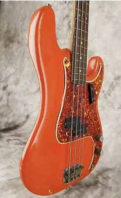 P Bass Body NITRO RELIC FIESTA RED Lightweight PLACE YOUR ORDER JVGuitars • £285