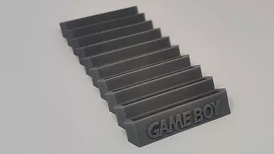 Gameboy 10 Game Angled Holder Storage Display 3D Printed + Free Postage V3 • £5.79