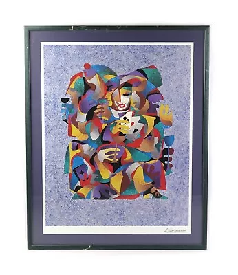 Vintage Abstract Modern Art Anatole Krasnyansky To Be Or Not To Be Ukranian • $125