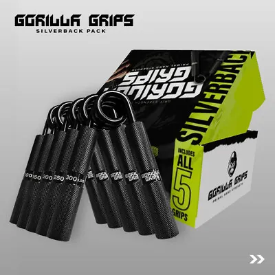 Gorilla Grips Hand Strength Grippers Box Set - Brand New • $55