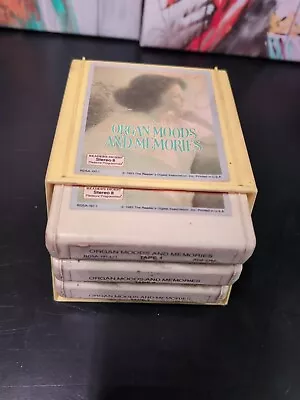 Organ Moods And Memories 8 Track Tapes. With Case. Untested. 1983 Readers Digest • $6.25