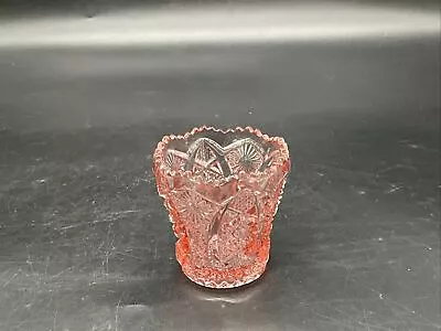VTG Imperial Glass Pink Toothpick Holder • $15