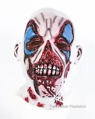 £9.99 • Buy Zombie Killer Clown Mask Latex Halloween Fancy Dress Costume Horror Scary GORY