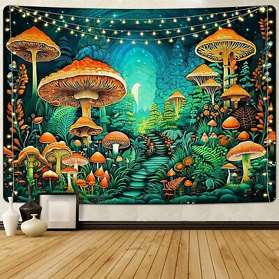 Mushroom Tapestry Fantasy Tapestry Stars Tapestries Plants 36.02x48.03 • $13.49