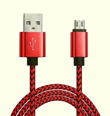 Micro USB Cable For LG G3 G4 Galaxy S7 S6 S4 HTC One Sony Charger Data Android • £3.94
