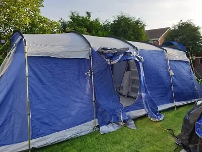 Vango Odyssey 800 8 X Berth Tent With Awning Canopy • £250