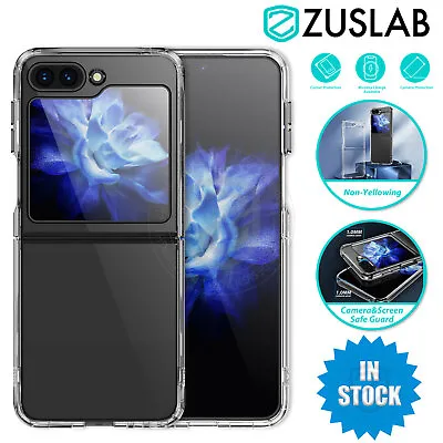 $19.95 • Buy For Samsung Galaxy Z Flip5 5G Case Zuslab Clear Slim Shockproof Cover