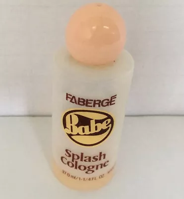 Vintage Retro  Faberge Babe Splash Cologne Plastic Bottle Vanity Decor • $22.29