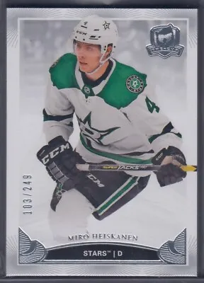 MIRO HEISKANEN 2019 Upper Deck The Cup #17 /249 • $6