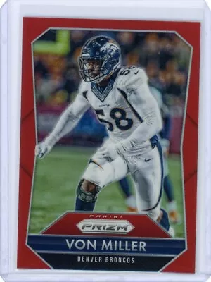 2015 Panini Prizm Red #61 VON MILLER Denver Broncos Bills • $1.99