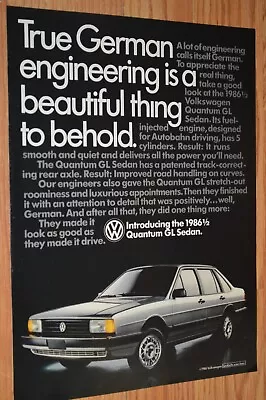 ★1986 Quantum Gl Original Vintage Advertisement Print Ad 86.5 • $9.99