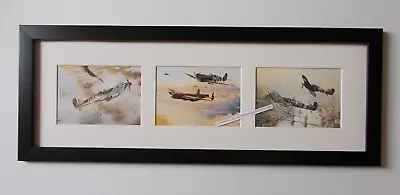 £18 • Buy Aircraft Prints - 3 Spitfire Prints Framed