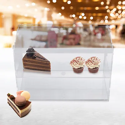 2 Tier Acrylic Bakery Pastry Display Case Cabinet Cakes Donut Cupcakes Stand • $37.05