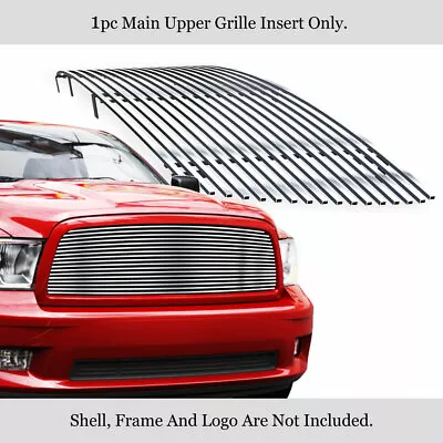 Fits 2009-2012 Dodge Ram 1500 Main Upper Chrome Billet Grille Grill Insert • $114.99