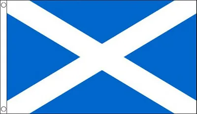 ST ANDREWS FLAG 5' X 3' Light Blue Saltire Cross Scotland Scottish Saint Andrew • £6