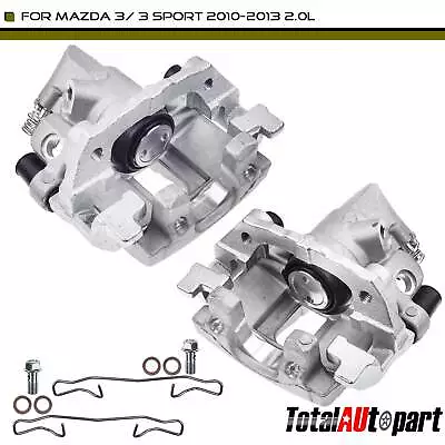 2x Disc Brake Caliper W/ Bracket For Mazda 3 Sport 3 2010-2013 Rear Left & Right • $116.99