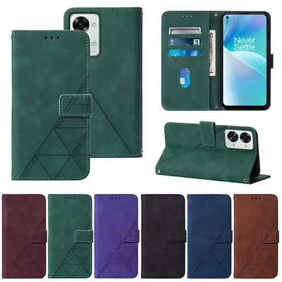 Retro Wallet Case Flip Cover For OnePlus 10T 11R Ace 2 Nord N30 Nord 2T Nord N20 • $14.95