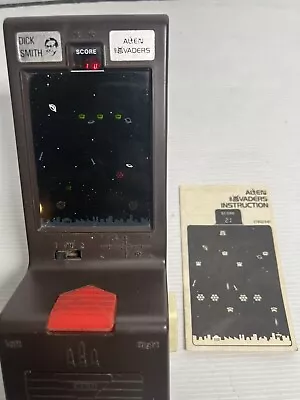 Alien Invaders  Hand Held Computer Game Dick Smith With Instructions VINTAGE • $35