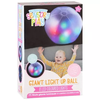 Giant Light Up Sensory Ball-Sound-LED Lights Favourite Fun Collection For KIDS • £14.99