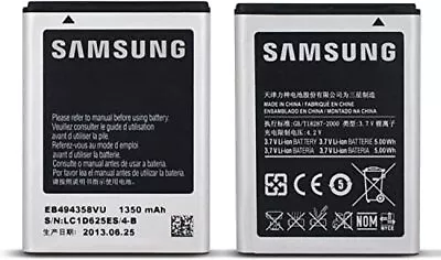 Genuine Samsung Galaxy Y S5360 Y Pro B5510 Wave Y S5380 Battery EB454357VU X 2 • £9.99