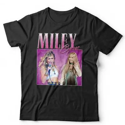 Miley Cyrus Appreciation Tshirt Unisex Homage Throwback • $17.39