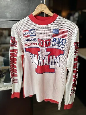 Vintage DG Racing Apparel Yamaha Mesh Racing Jersey Motocross Supercross  • $199.99