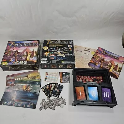 Seven 7 Wonders Board Game By  Antoine Bauza. 1 Token Missing. • $52.48