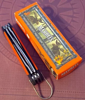 MARBLES Knife SCOUTS Multi Tool Lightweight Hunters Orange Handles NIB • $13.99