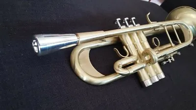 Berkeleywind 53/8  Bell Raw STC Brass Bb C Heavy Cap Trumpet W/D2H Mouthpiece • $585