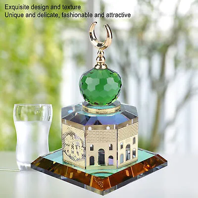 Muslim Crystal Gilded Al Aqsa Mosque Miniature Model Islamic Building Gift DGD • $29.72