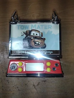 Disney Cars Billboard Alarm Clock Tow Mater Radiator Springs Collectable Works • $15