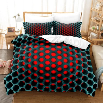 £34.60 • Buy Quilt/Doona/Duvet Cover Set Single/Double/Queen/King Size Bed Pillow Cases