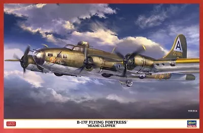 Hasegawa HAS-02462 1/72 B-17F FLYING FORTRESS “MIAMI CLIPPER” – USA Shipping • $58