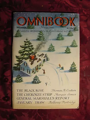 OMNIBOOK December 1945 Thomas B. Costain Marquis James George C. Marshall  • £5.06