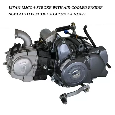 Complete Lifan 125cc 4-stroke Engine Motor For Honda ATC70 CL70 CRF70F ATC110 XR • $257.18