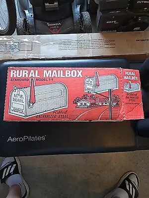 STEEL CITY VINTAGE RURAL MAIL BOX Open Box But New • $85