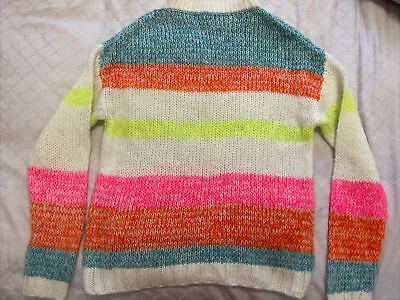 Rainbow Knitted Jumper • £7.99