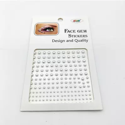 Body Face Nail Art Gems Stick On Jewels 3D Glitter Crystals Rhinestones Stickers • $2.79