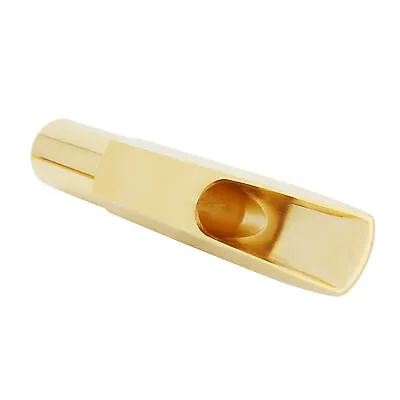 (6C)Alto Saxophone Mouthpiece Gold Color Metal Sax Mouthpiece Kit • $29.64
