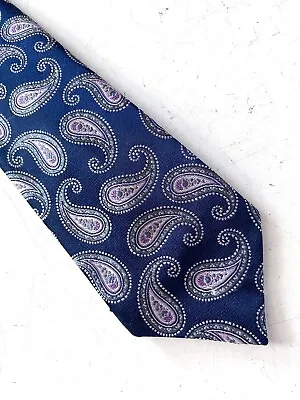 Daniel Cremieux Nwt Blue Paisley Silk Seven 7 Fold Hand Made In Italy Neck Tie • $36.99