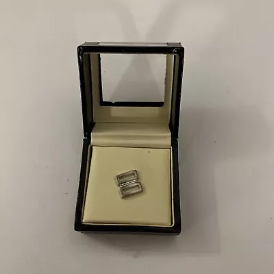 Croft & Barrow Sterling Silver Tie Tack W/Chain • $9.99