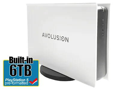 Avolusion PRO-5X 6TB USB 3.0 External Gaming Hard Drive For PS5 Game Console • $89.99