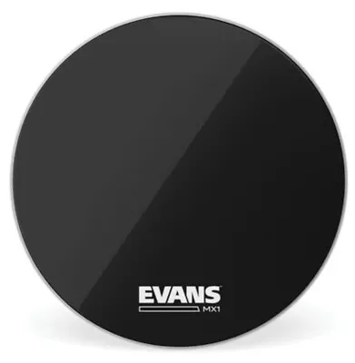 Evans MX1 Black 32 Inch Marching Band Bass Drum Head • $59.47
