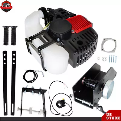 Bicycle Rear Friction Gasoline Engine For 43cc 2Stroke Bike Gas Motorized Engine • $124.31