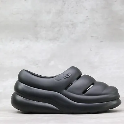 Ugg Sport Yeah Clog Womens Sz 7 Black EVA Foam Slip On Water Resistant Shoes NEW • $37.95