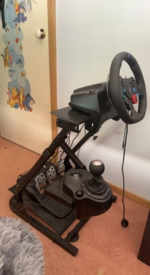 $375 • Buy Logitech G29 Driving Force Racing Wheel + Shifter + Stand For PS5/PS4/PC - Black