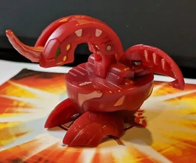 $24.93 • Buy BAKUGAN Battle Brawlers B1 Pyrus DRAGONOID 400G W/Card Original Classic Rare